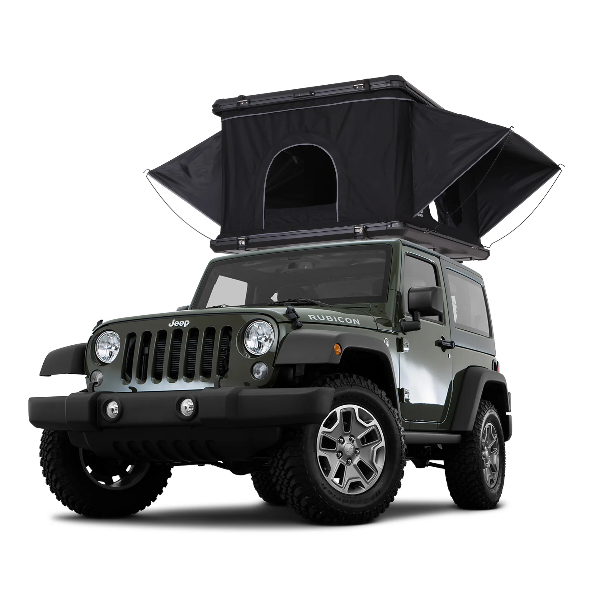 OEM ODM camping 4x4 aluminum hardshell car top tent with telescopic ladder