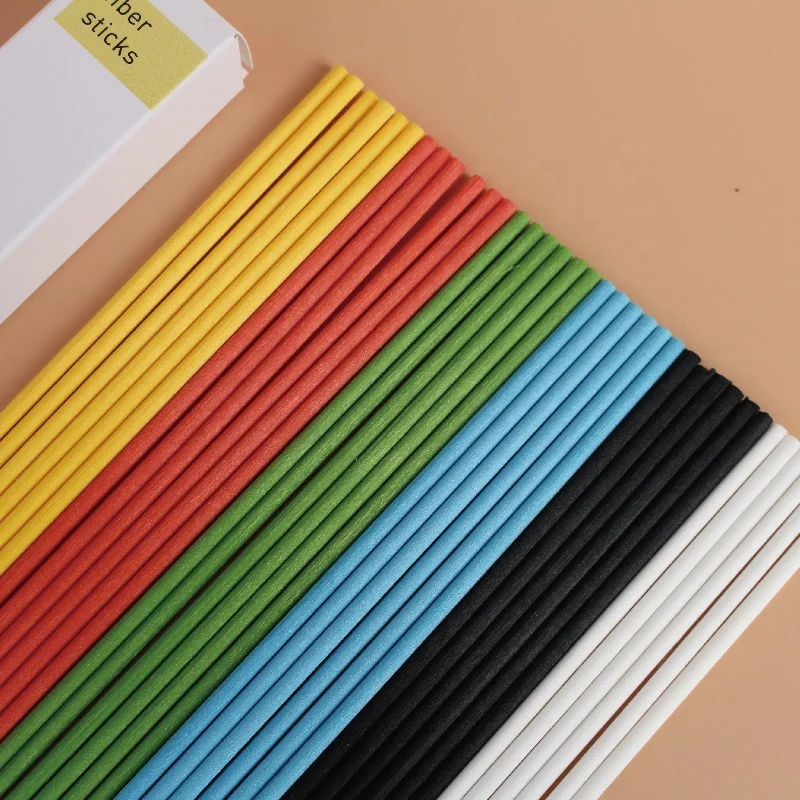 RAINCOAST Natural Rattan Reed Sticks Set for Diffuser High Quality Fiber Reed Diffuser Sticks