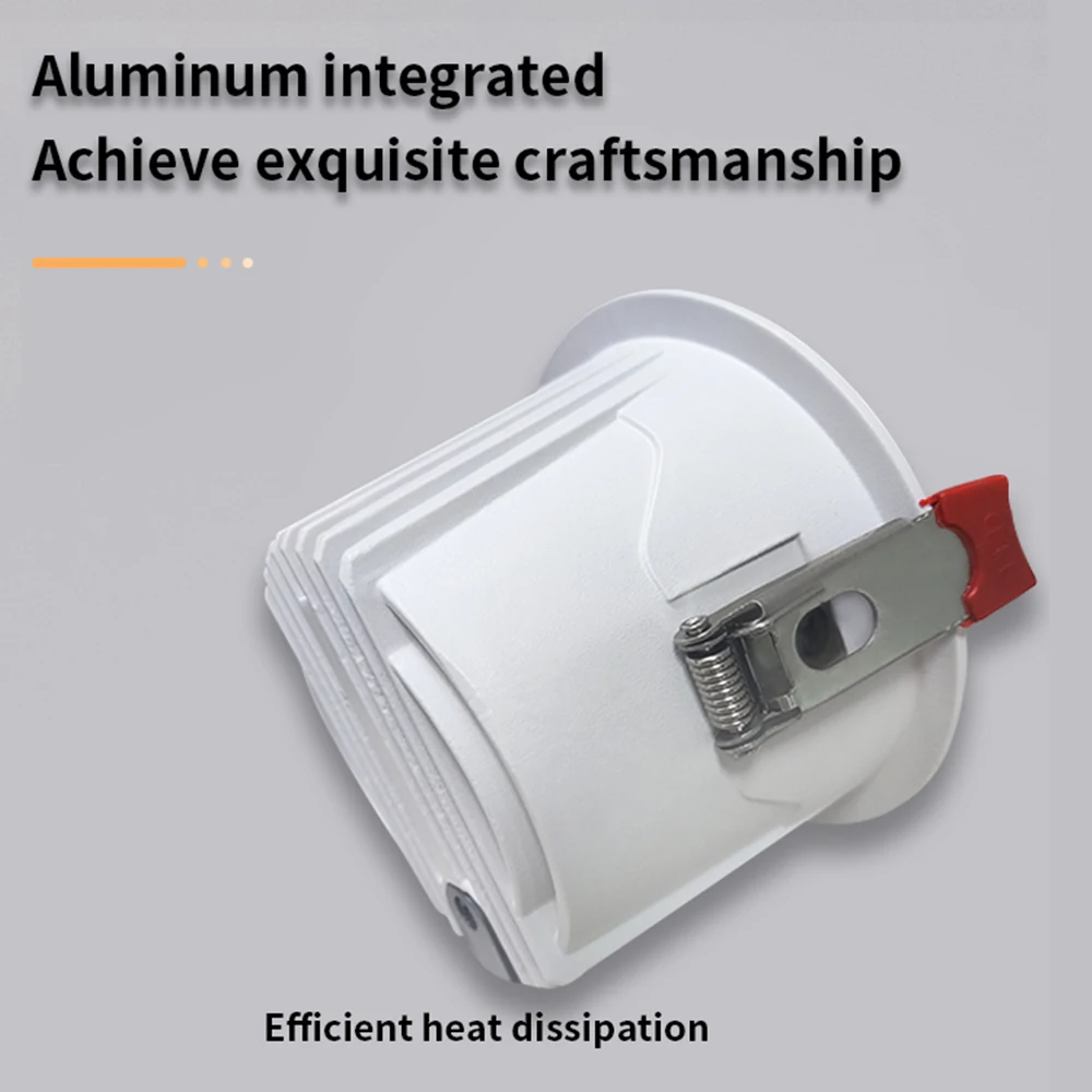 CRI 0.9 Anti-glare LED 12W Spot Light Recessed Ceiling Lamp Down light