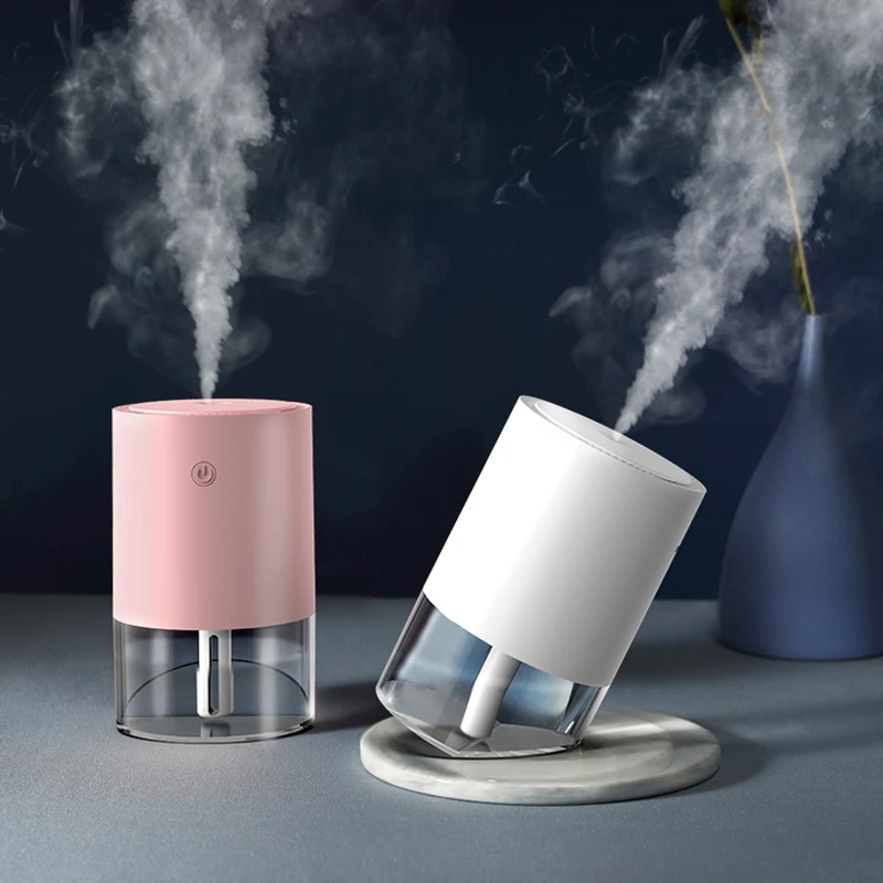 Modern Design Home Rechargeable 1200mAh Cool Mist USB Mini Portable Air Humidifier with 7 Led Color Options
