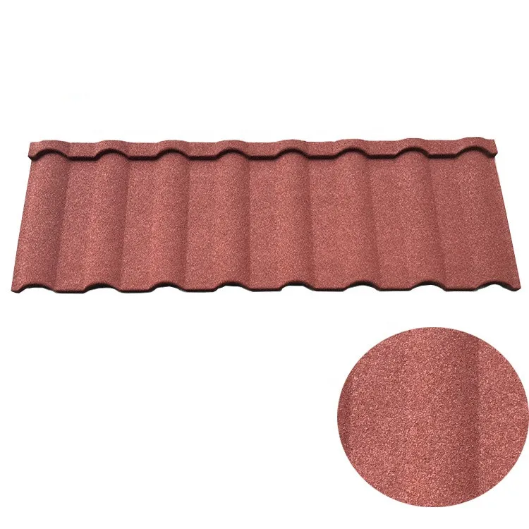 Japan Korea Low Metal Roofing Sheet in Kerala Steel and Synthetic Resin for School Stone Coated Roofing Building Material