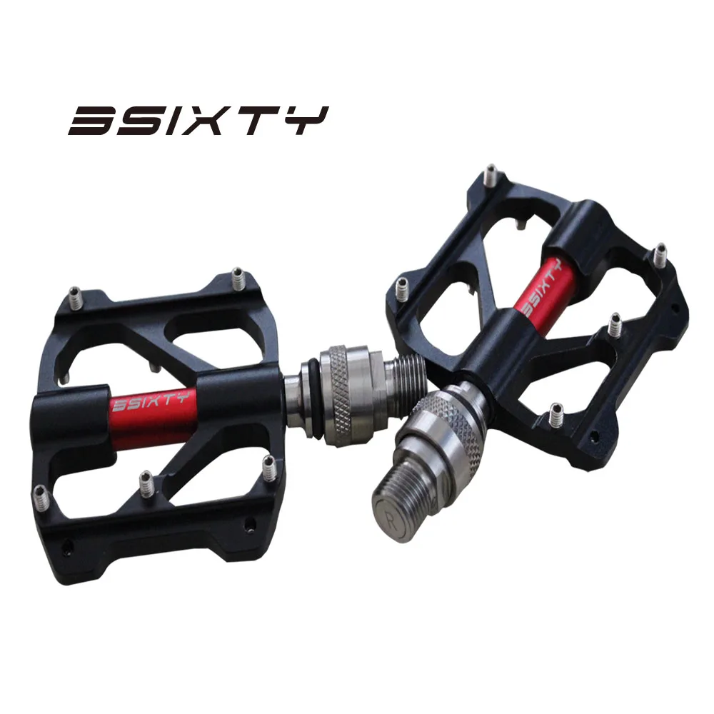 3SIXTY Titanium Ultralight bike Pedals for Brompton 220g/pair