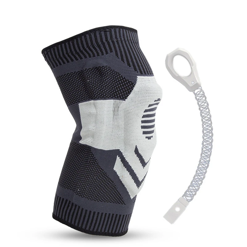 Amazon Hot Sale High Elastic Compression Knee Sleeve in Fitness Safety Knee Pads Anti-slip Athletic Knee Brace