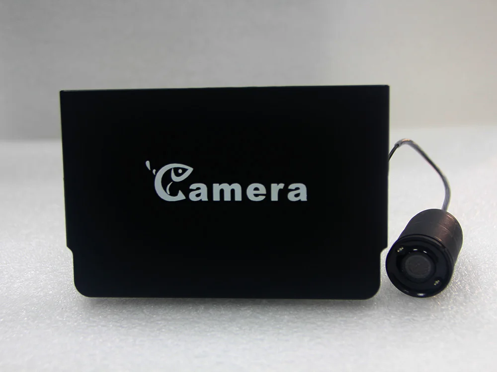 Factory direct sales fishing accessories feeders fully waterproof night vision 4.3inch 15m portable ice fishing fish finder