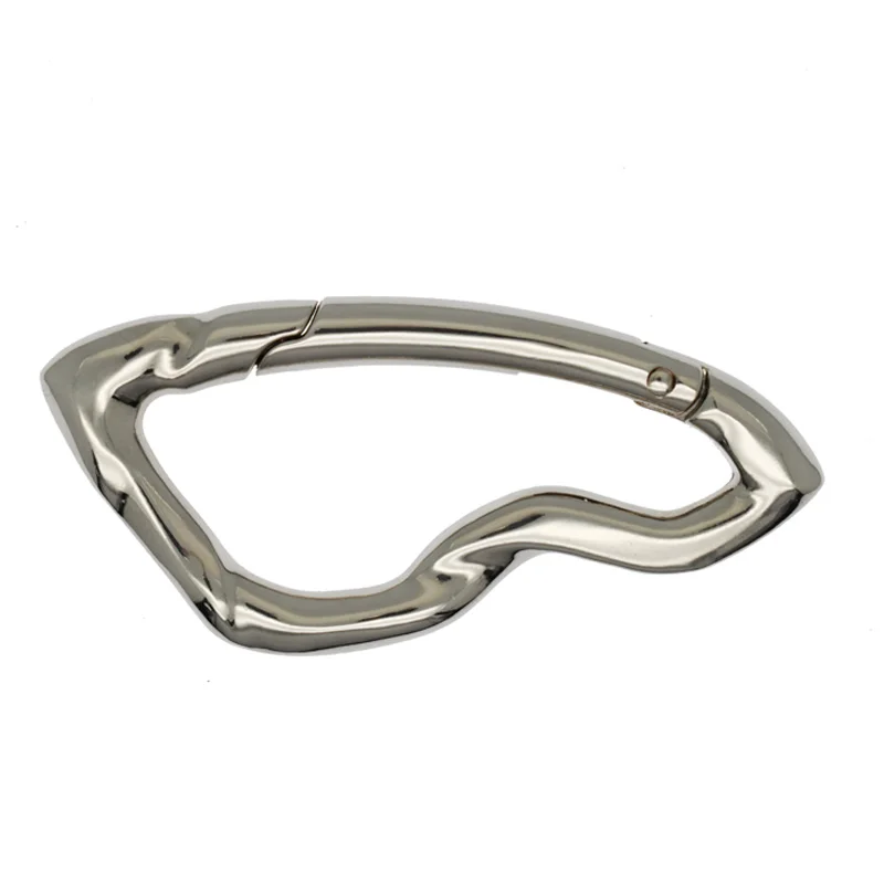 Wholesale normal quality custom alloy metal spring ring buckle snap hook for bag hook key chain