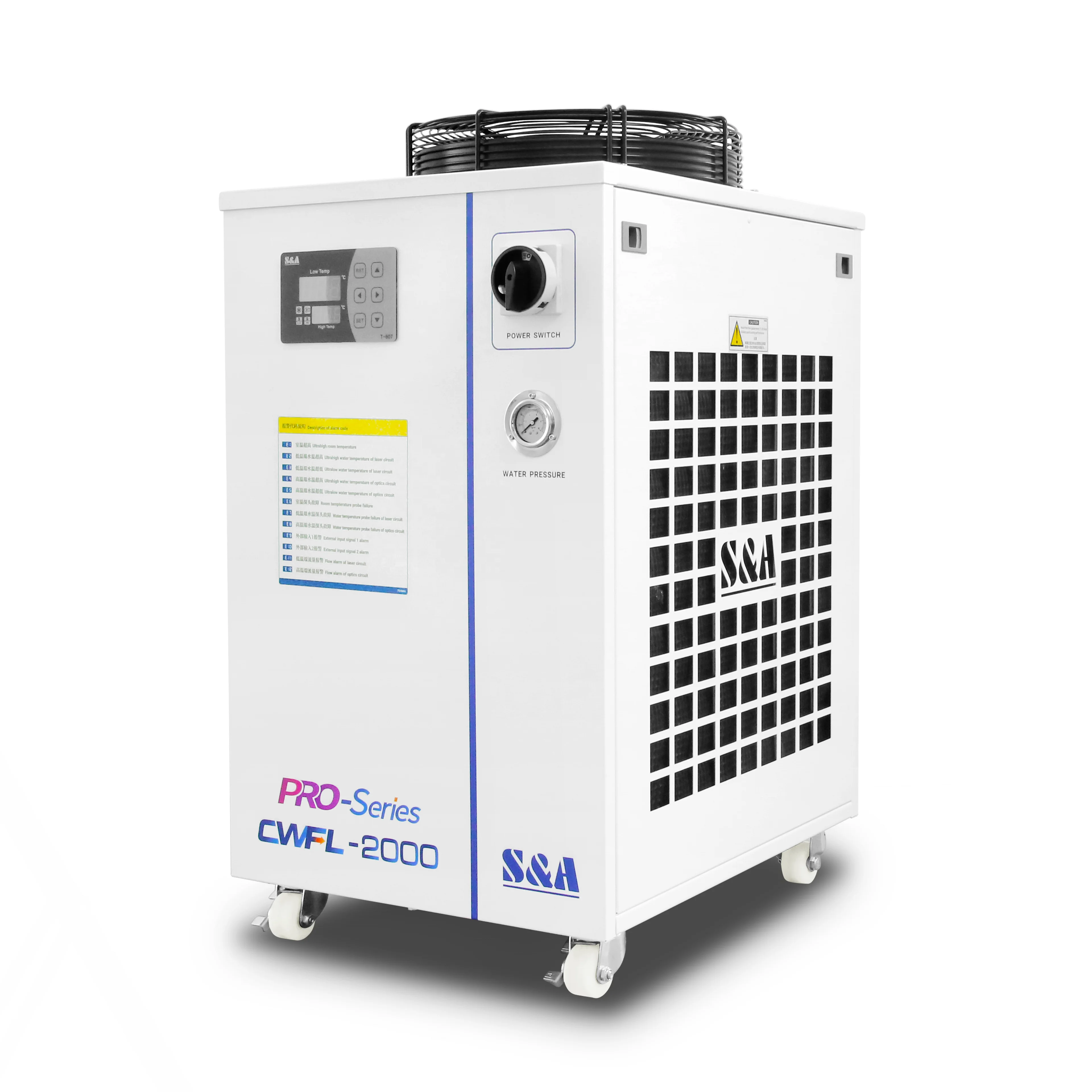 S&A CWFL-2000 Fiber Laser Cooling Machine Cool Equipment Air Cooled Water Chiller