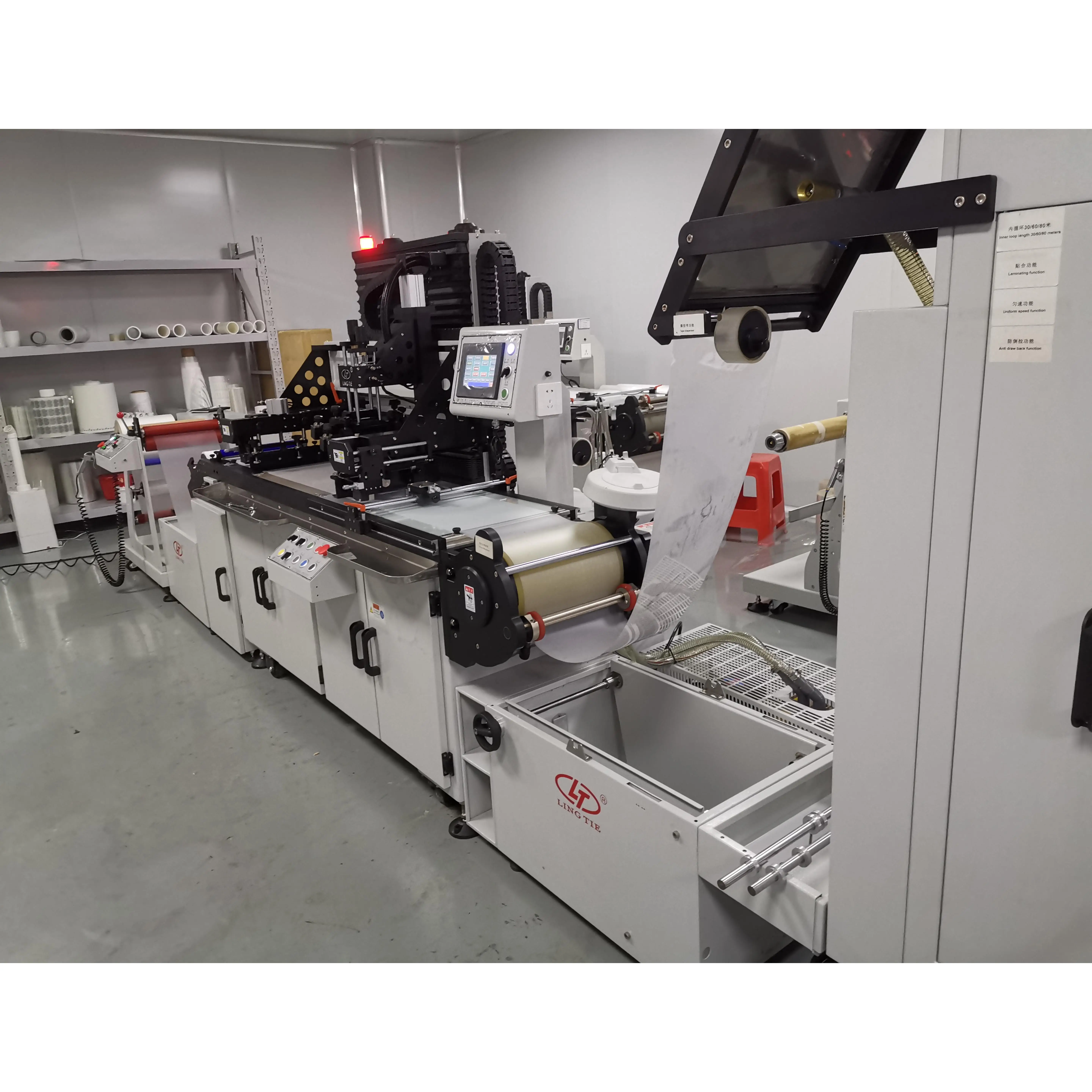 Автоматический рулон для рулона, автомобильная керамическая наклейка, термотрансферный шелкографический принтер