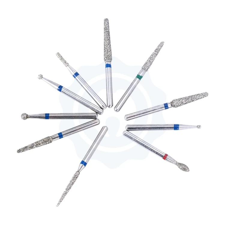 High-Speed Steel & Metal Dental Drill Burs Diamond Dental Materials with Machinery Power Source