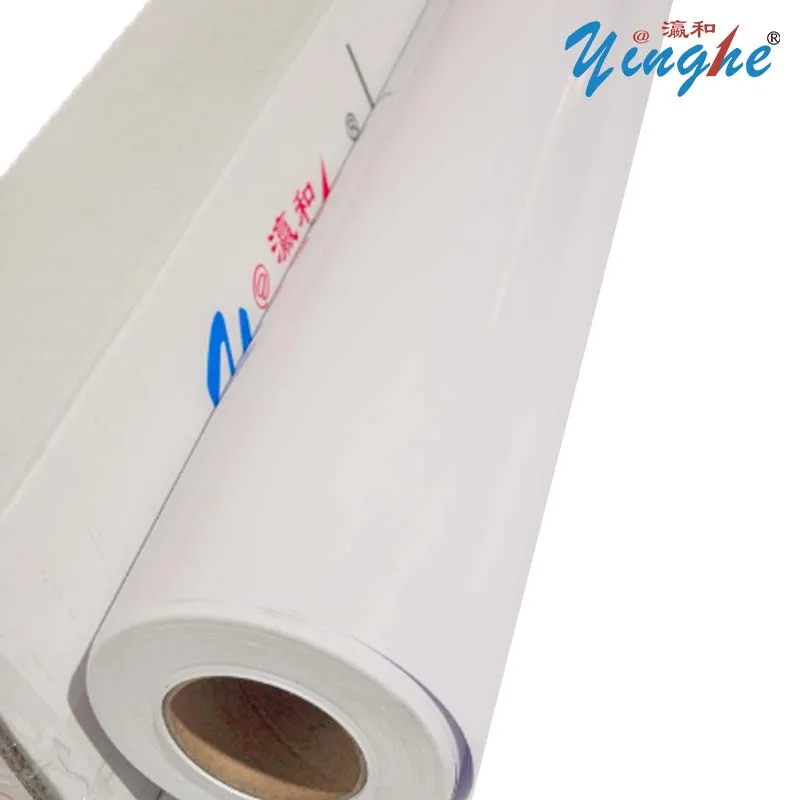 Yinghe 120G 1.07/1.27/1.52*50m SAV material self adhesive PVC Vinyl Sticker printing car/bus body sticker