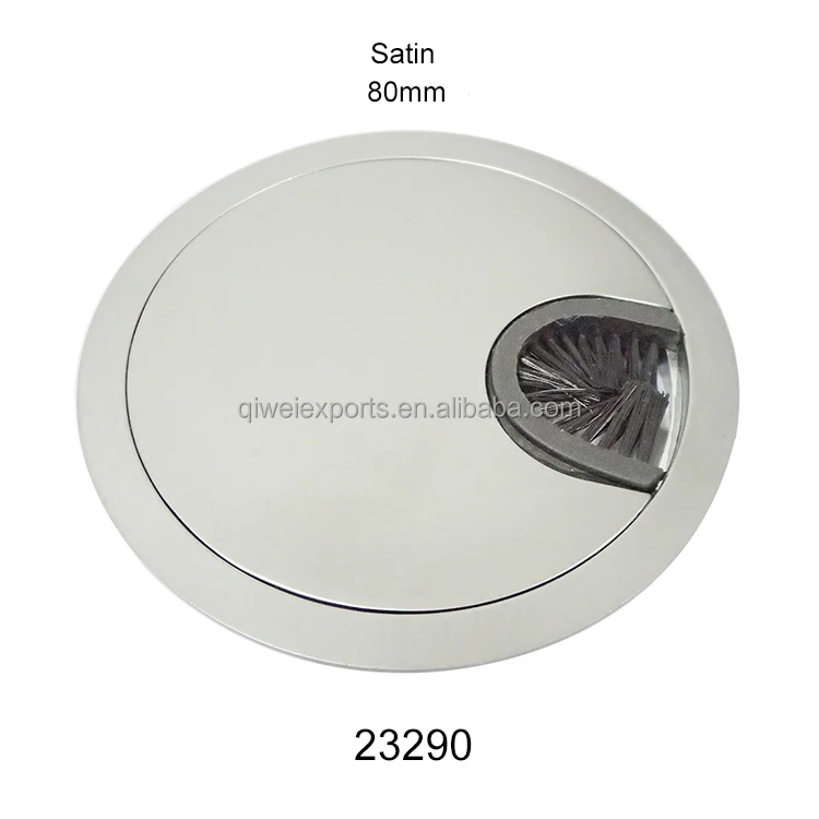 Zinc Alloy Desk Grommet Computer Cable Hole Cover 23290