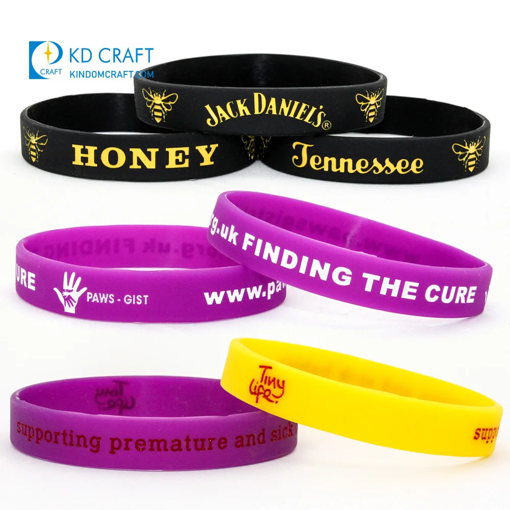 No Minimum Silicone Wristband Customizable Bracelet New Design Bracelet Low Price Bracelet
