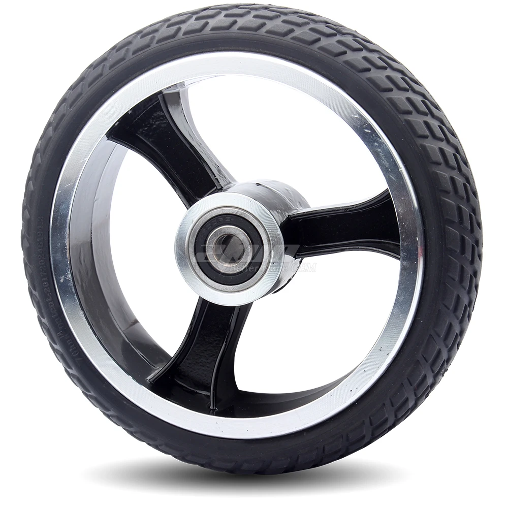200x50 (8x2) wheel tyre with alloy hub 8 inch solid tire For Electric Scooter e100 e200 e Punk Dune Buggy Bike