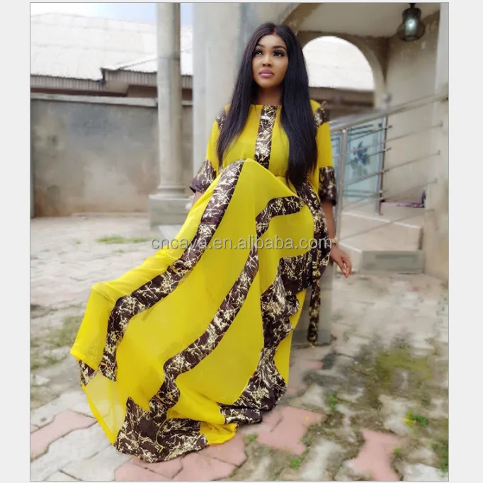 fashion muslim abaya chiffon dress latest african kaftan long sleeve plus size islamic abaya boubou africa clothing