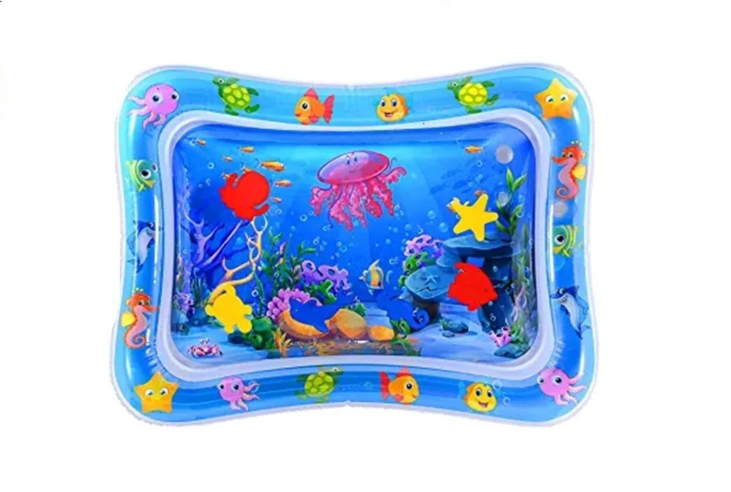 Hot Sale Baby Play Pool Outdoor Games Pvc Inflatable Tummy Time Mat Premium Baby Water Play Mat