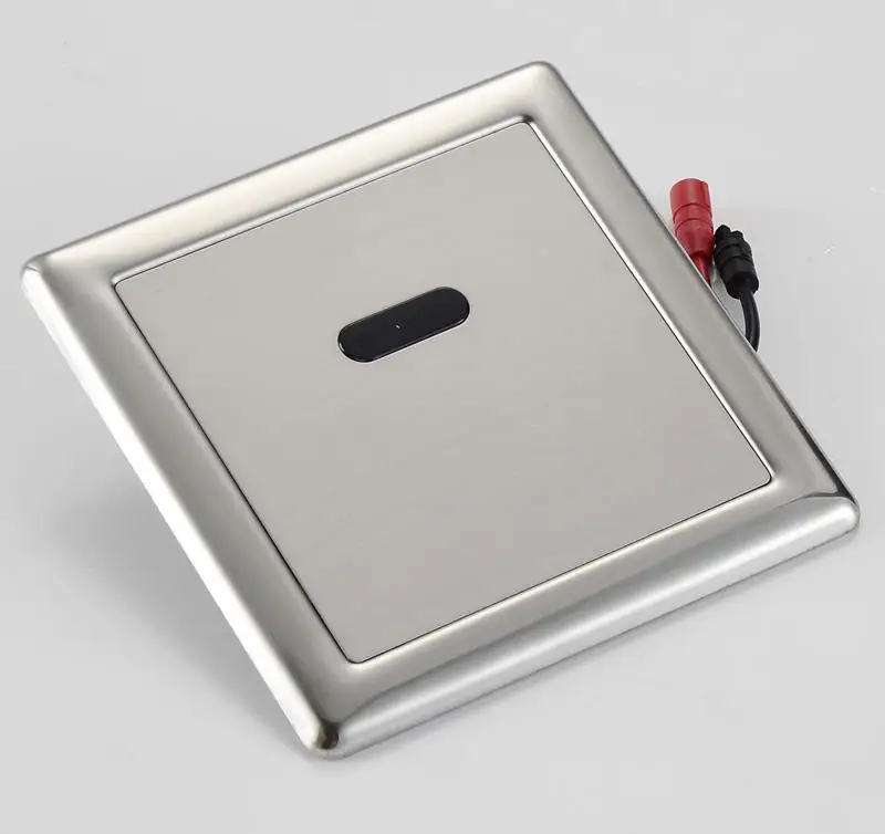 Stainless Steel Concealed Type Toilet Flush Valve Water Saving Automatic Time Delayed Horizontal Urinal Sensor Flush Valve