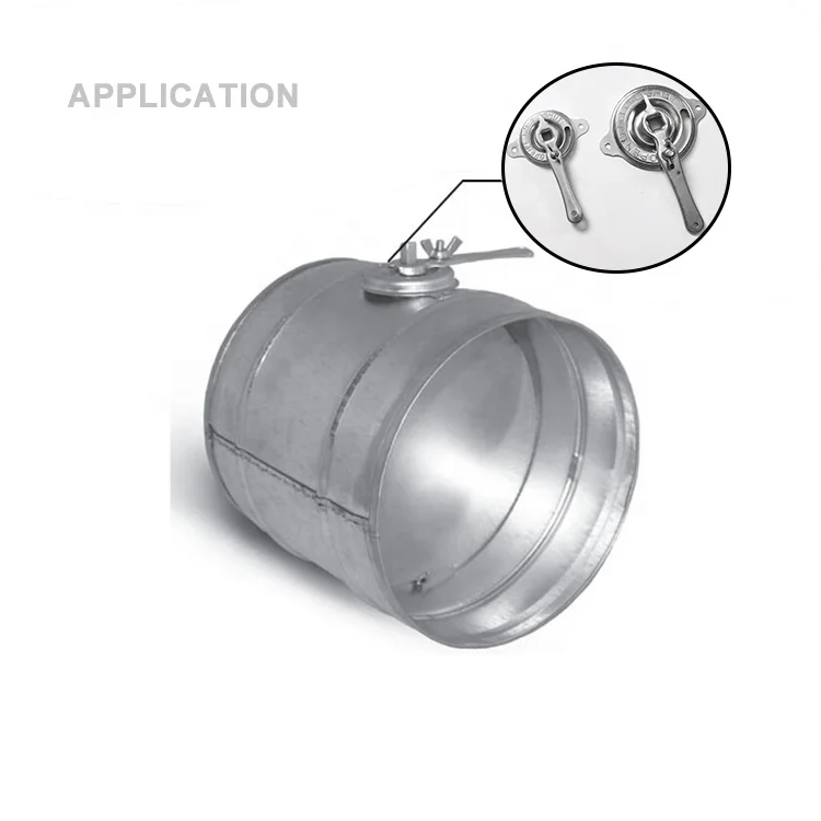 Ручные Демпферы для воздуховодов квадрант системы hvac