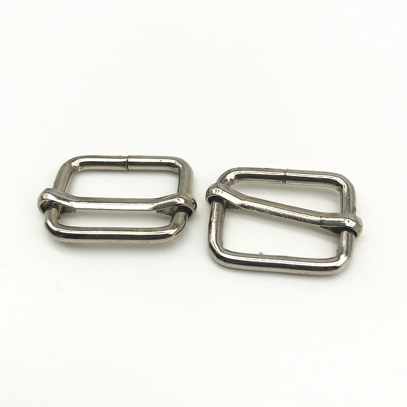 25mm High Quality Nickle Plated Iron Tri Glide Slider Buckle Hardware Rigging Adjustable Buckle For Bag Strap Sports Equipment