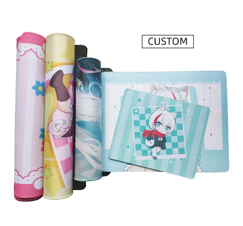 Custom Design Factory Price Gaming Mousepad Pattern Sublimation Printing Rectangle Mouse Pad With Logo