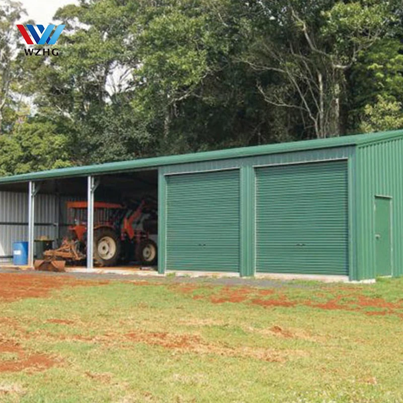 Construction Design Steel Frame Pre-engineered Prefabricated Storage Mobile Garage Container Car Port