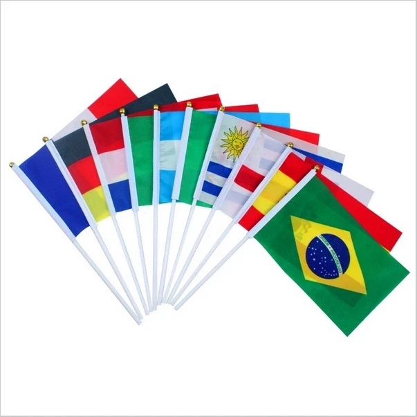 national flags customer size hand flags