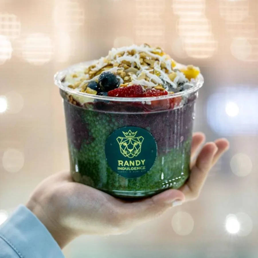 Disposable 8oz 12oz 16oz 24oz 32oz Plastic Container With Lid Plastic Acai Bowl PET Deli Bowl with Customized Printing