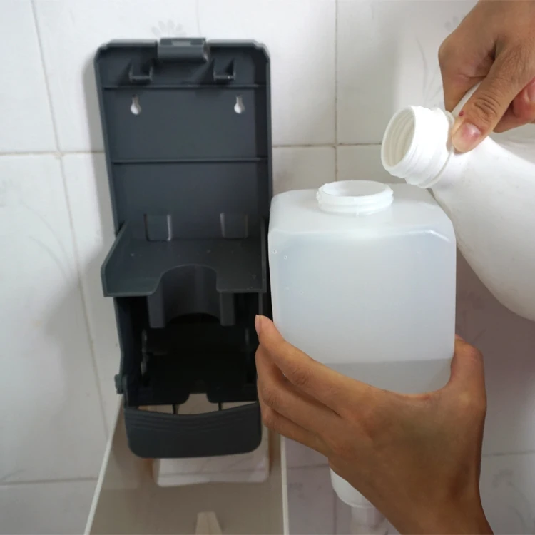 Hand Sanitizer Dispenser Machine Hospital Hotel Wall-Mounted Soap Dispenser 1000ml Manual Sanitizer Dispenser Spray For Toilet