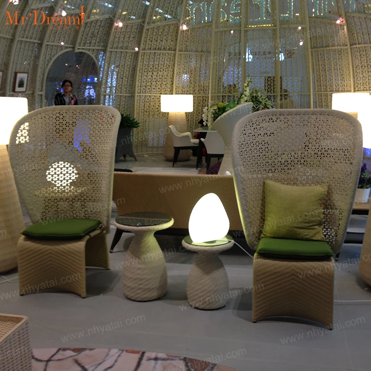 Mr.Dream modern leisure high quality rattan dining furniture garden sets outdoor furniture