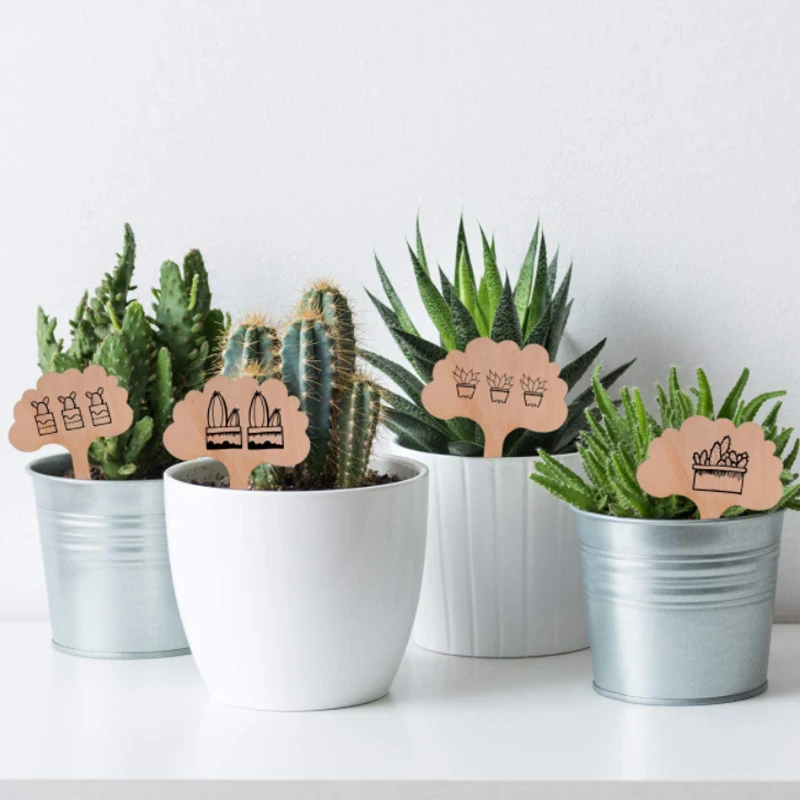 Garden Supplies Environmental For Nurseries Plant Growing Thick Tag Label Bamboo Plant Labels