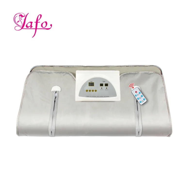 Factory wholesale sauna slimming blanket body wraps 2 zone heat healer infrared weight loss home beauty salon wellness center