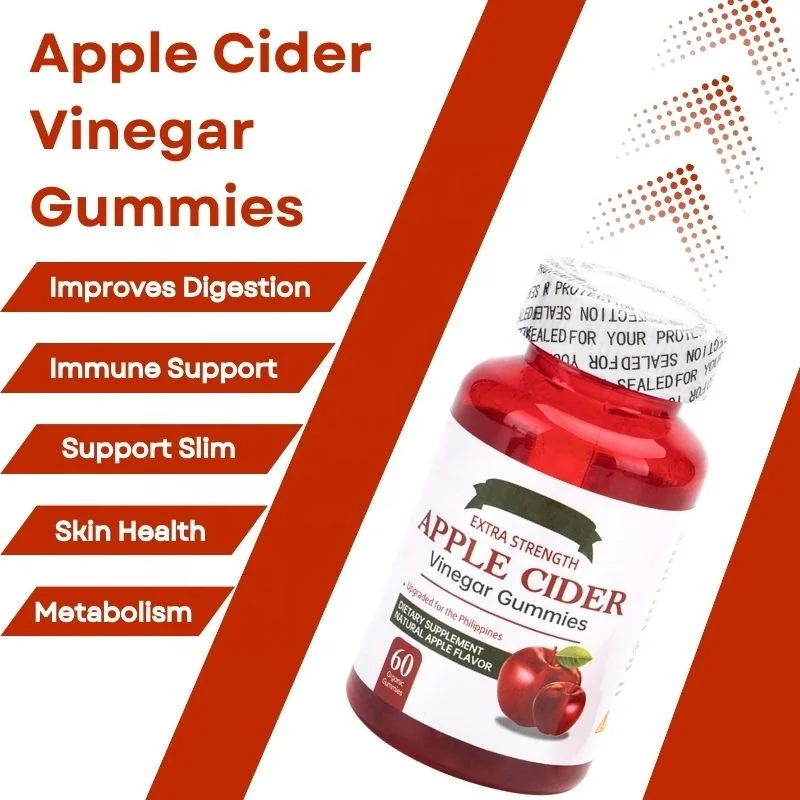 Оптовая продажа индивидуальная Марка средство для похудения Кето BHB Gummies ACV Slim добавка яблочный уксус липкий 60 шт.