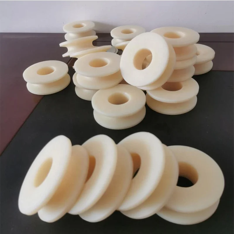 Nylon PA6G polishing wheels   /Pulley roller  /drive wheel