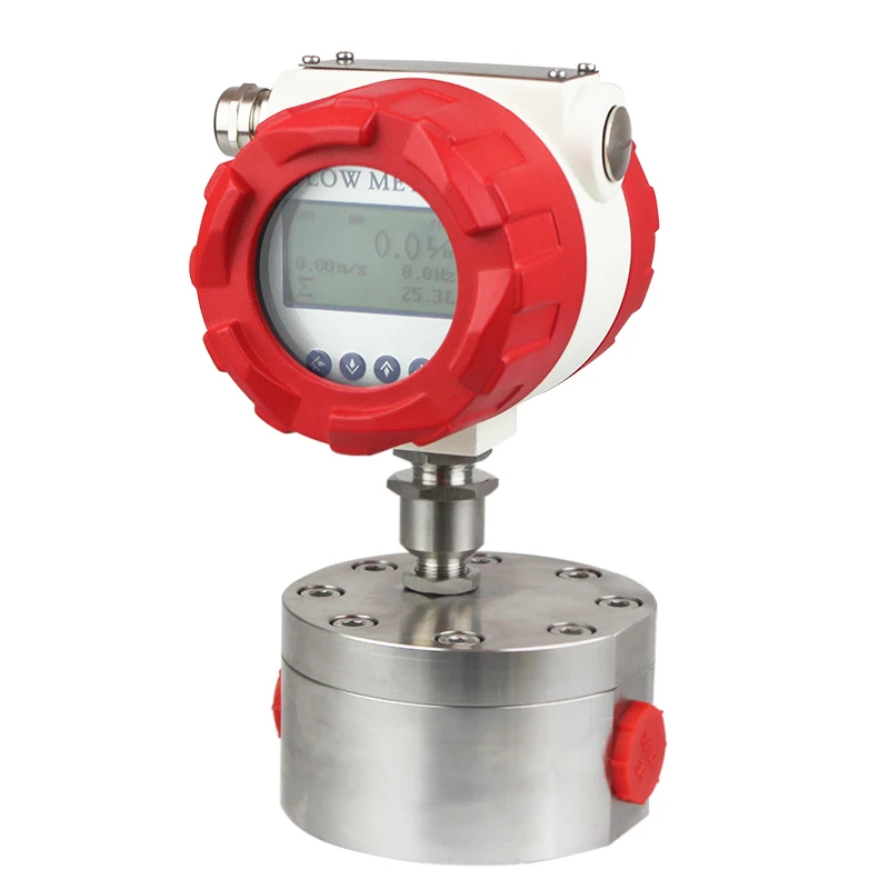 Digital Hydrogen Flow Meter DN25 Small Oil Flow Meter High Viscosity