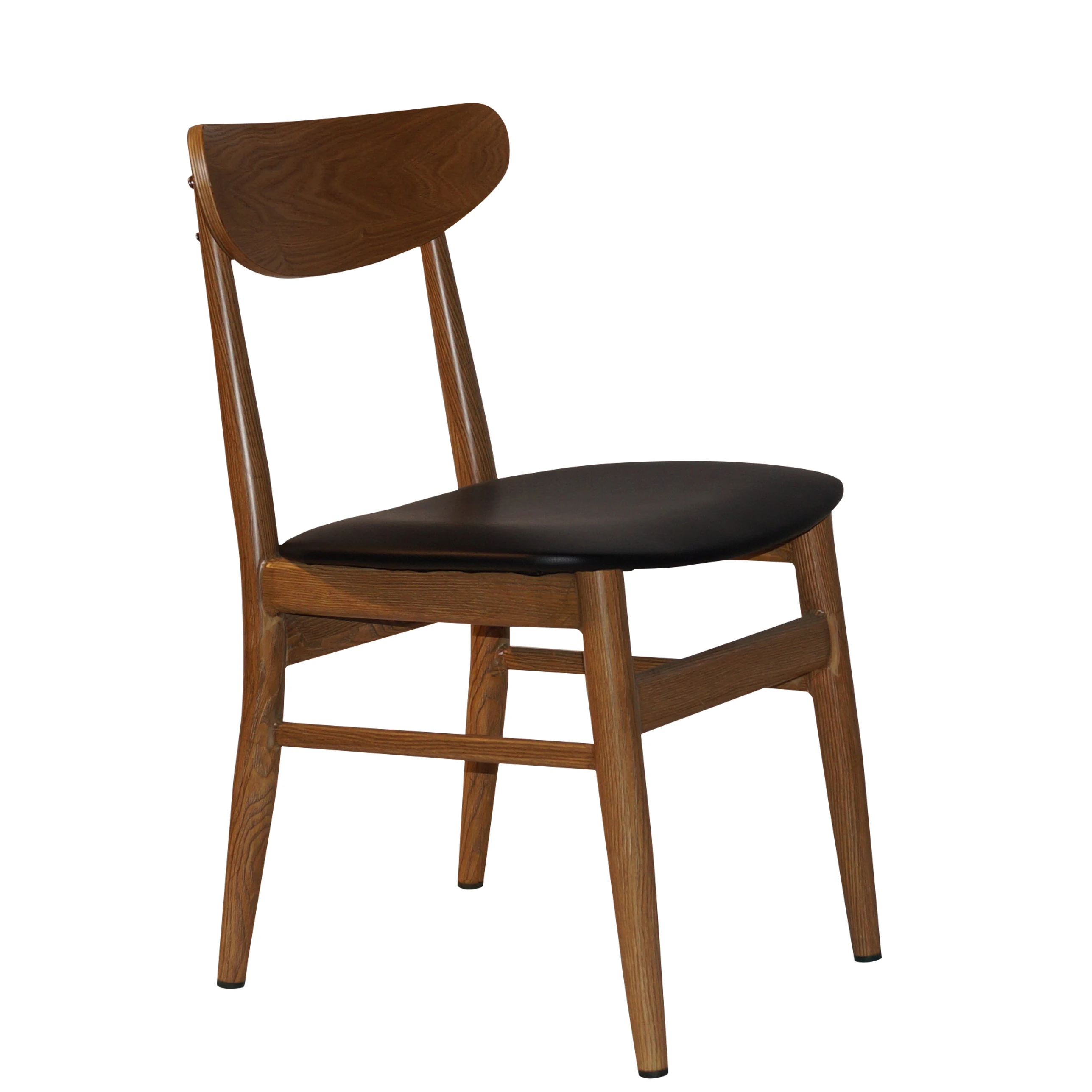 Metal Legs Office Dining Chairs Fabric Modern Nordic Office Fashionable Restaurant Style Upholstered Leather Home Furniture Iron