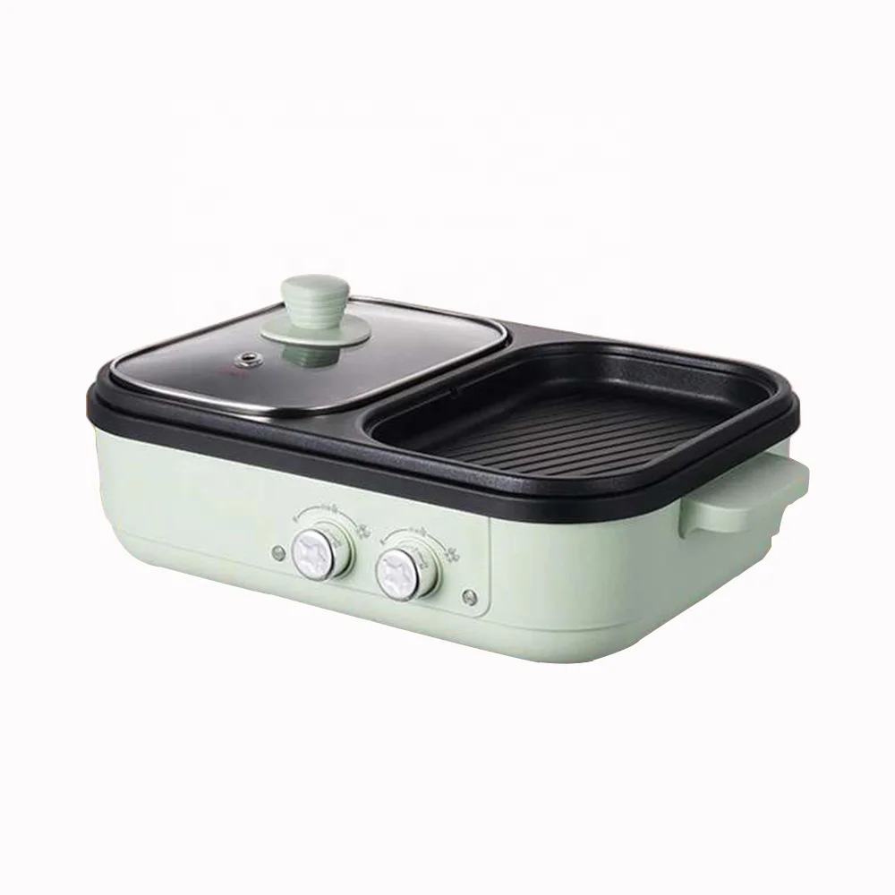 Furniture Hotpot Electric Korean bbq Grill Table Electric Hot Pot Griddle Hotpot Toaster Electric Grill