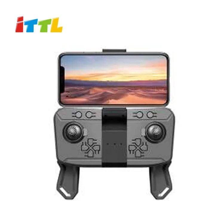 2.4GHz Adult Camera Drone 4K HD Dual WIFI Camera Marquee Body Gravity Drone Sensor, Music, 50x Zoom, Automatic Photo