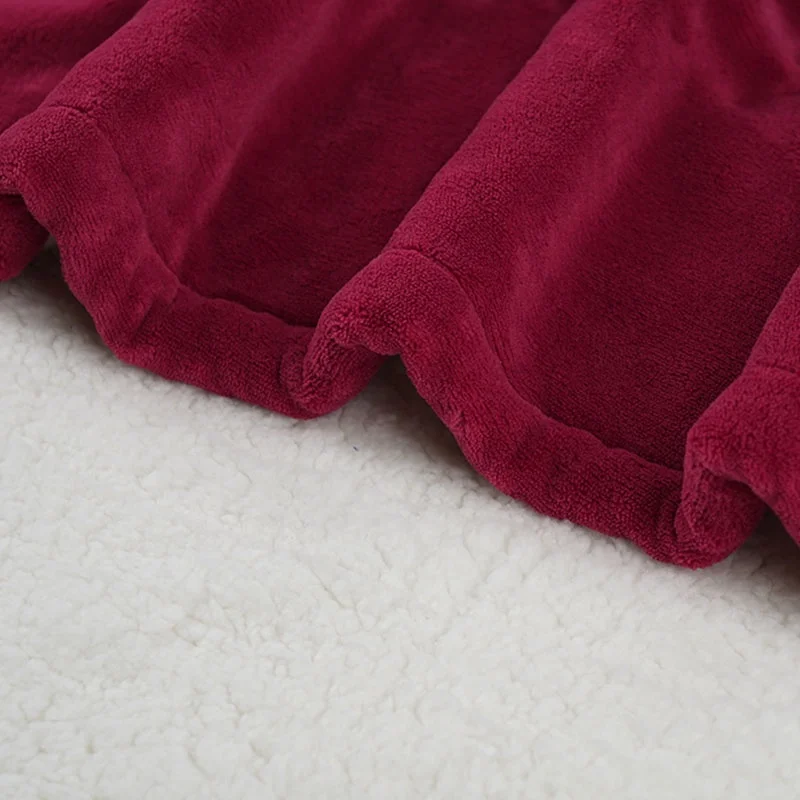 Machine Washable Safe Flannel Electric Heating Blanket With VDE Plug