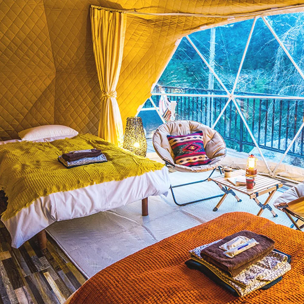 4x4 M 5x5m 10x10m Glamping Tent Dome Tent For Event Trade Show Outdoor Pagoda