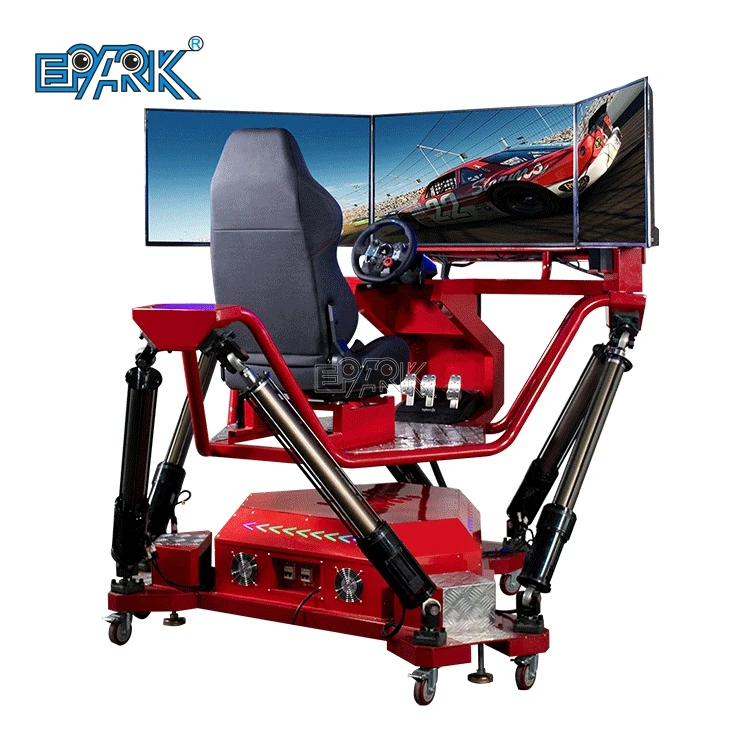 Vr Theme Park Full Motion Platform Driving Simulator 4D Driving Car Simulator For Sale