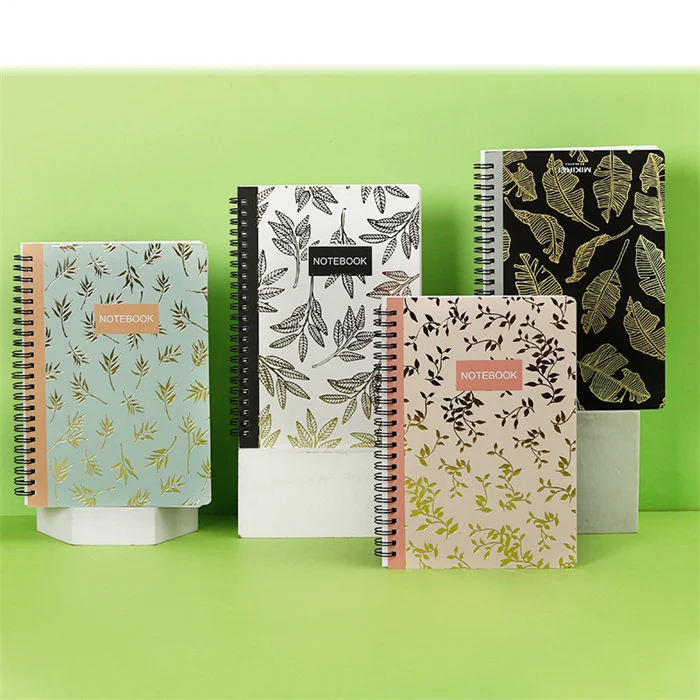 2024 office selling stationery and office desk supplies vintage style university students fashion spiral note book dairy A5