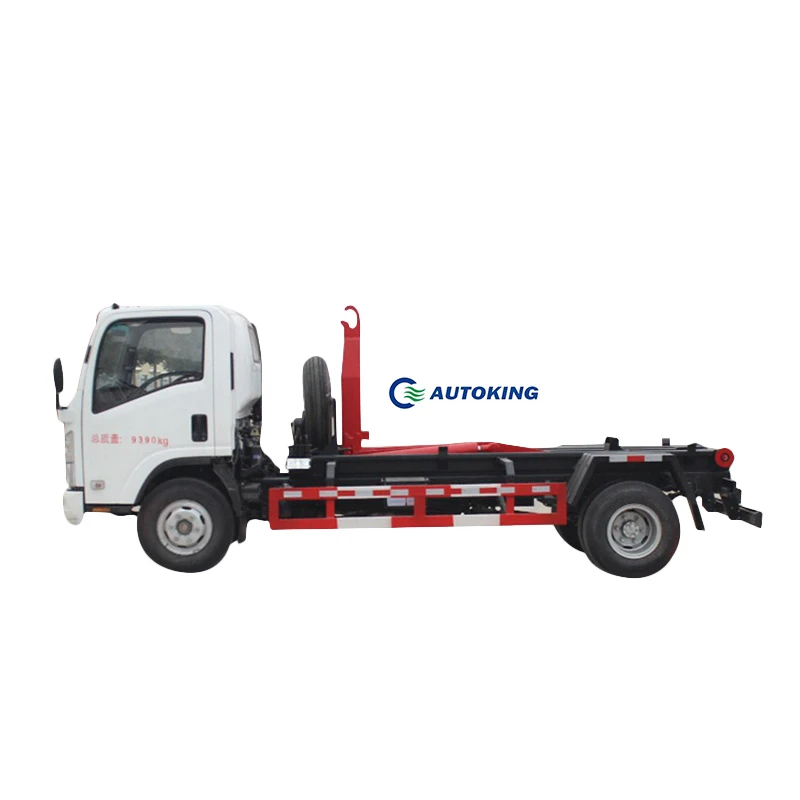 Китай 4x2 новый или подержанный Гидравлический Крюк подъемник для мусора откатный 5 тонн подъемный крючок мусоровоз продажи