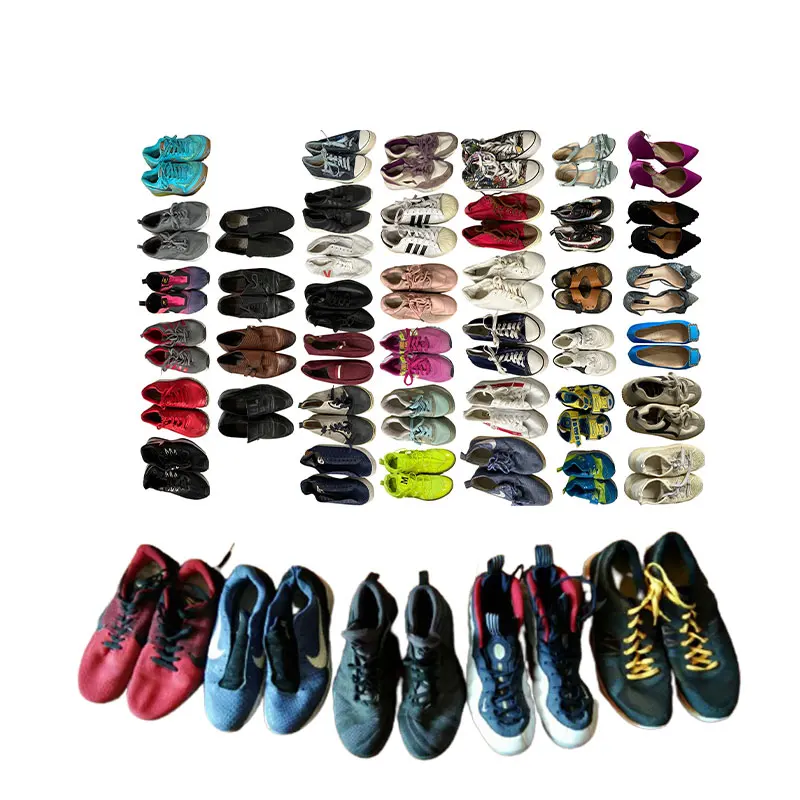  HISSEN zapatos usados 2nd фирменные оригинальные б/у спортивные кроссовки для бега в тюках Мужская обувь наличии оптом из