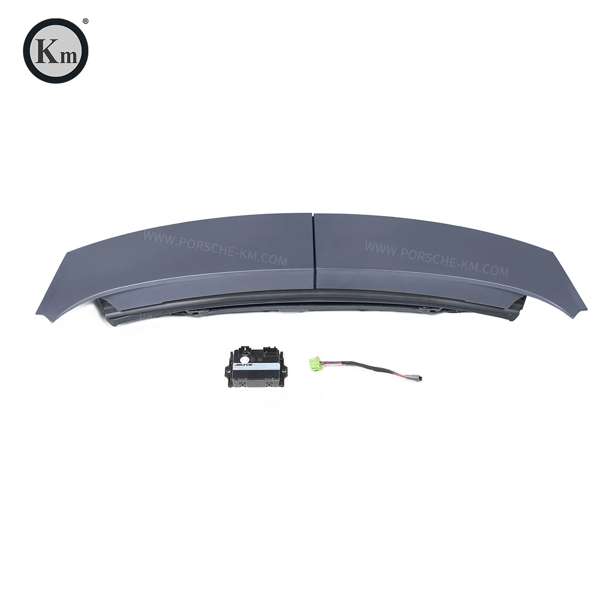 KM for 2021-up Porsche panamera 971.2   Electric spoiler trunk wing top wing top spoiler  Three-section spoiler