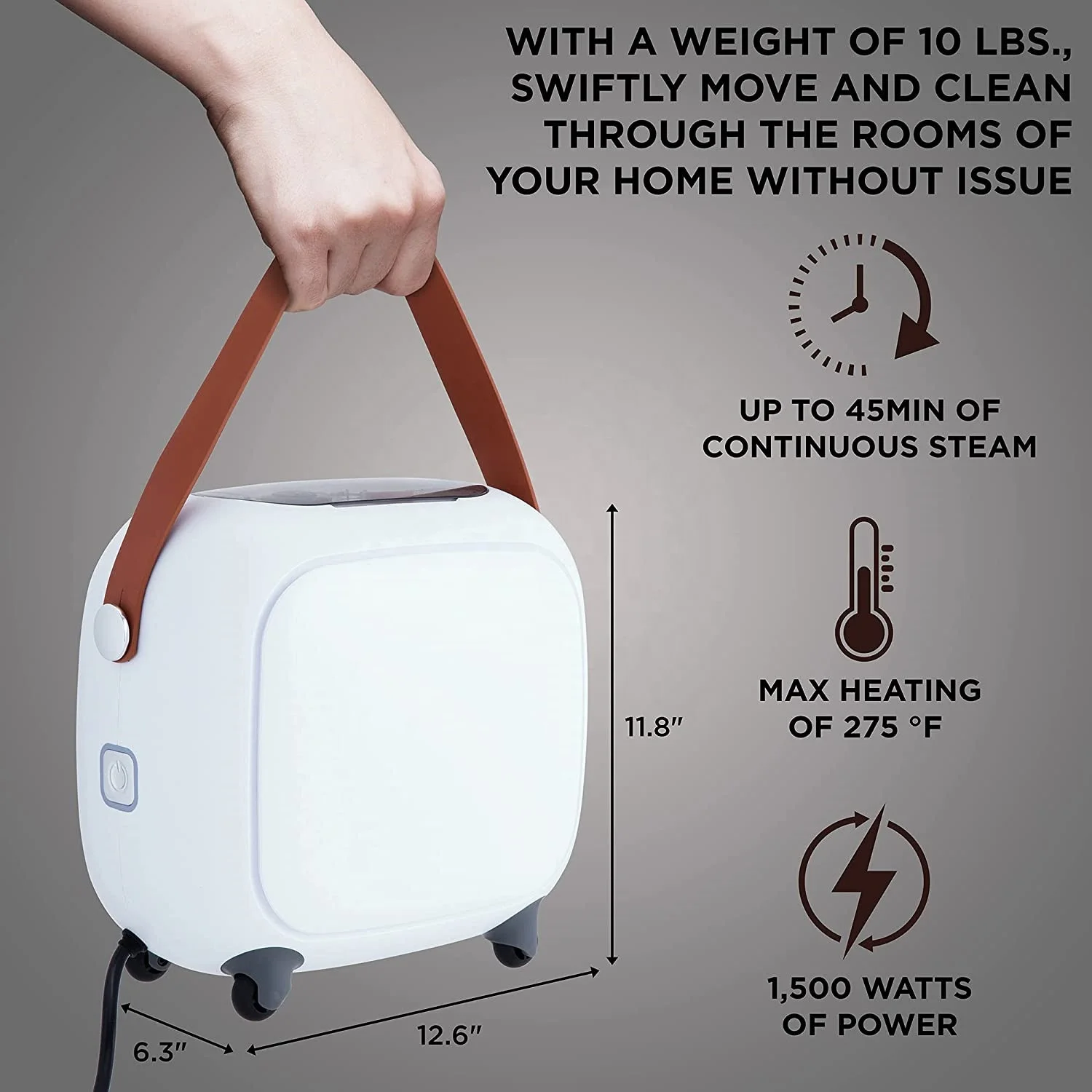 All in One Household High Pressure Steam Cleaning with Multi-Purpose Chemical-Free Cleaning and Sanitizing System Steam Cleaner