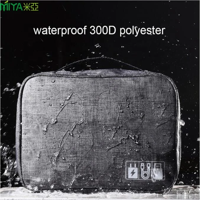 New Style Waterproof Portable USB Charger Organizer Bag Travel Cable Storage Bag