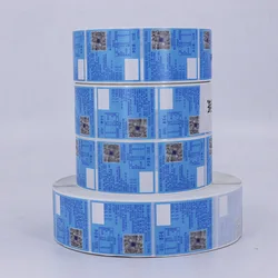 China factory wholesale different materials customized jelly food packaging labels roll sticker