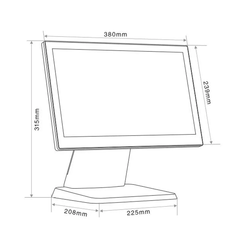 TOUSEI point of sale price checker android barcode pos pc computer payment systems all in one cash register terminal machine