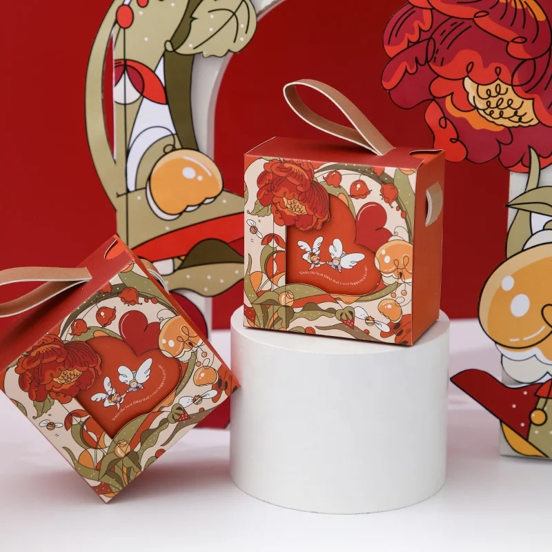 High Quality Luxury Favor Gift Boxes For Candy Wholesale Sweet Wedding Candy Gift Box For Guest