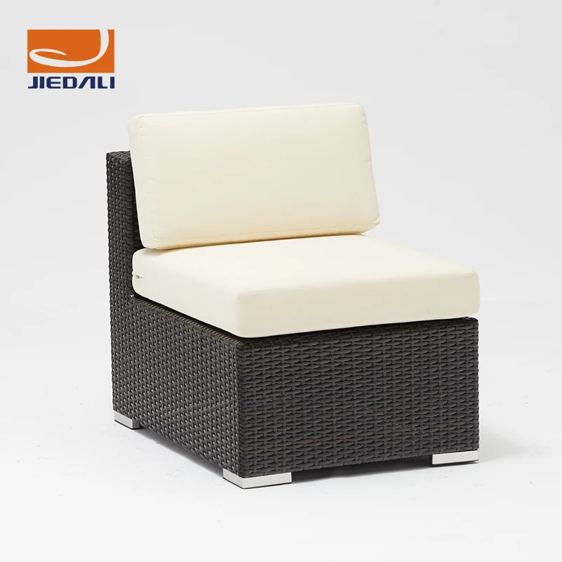 
Excellent Quality Outdoor Patio Furniture Wicker Coversation Beige Sofa Set For Backyard 