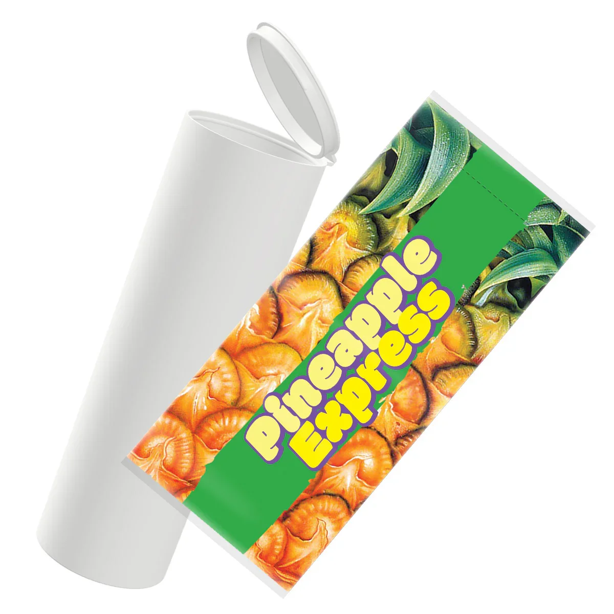 Custom Printed Pre-Roll Joint Tube Heat Shrinkable Plastic Packaging Film Cookies Hologram Shrink Sleeve Label For Pre Roll Tube