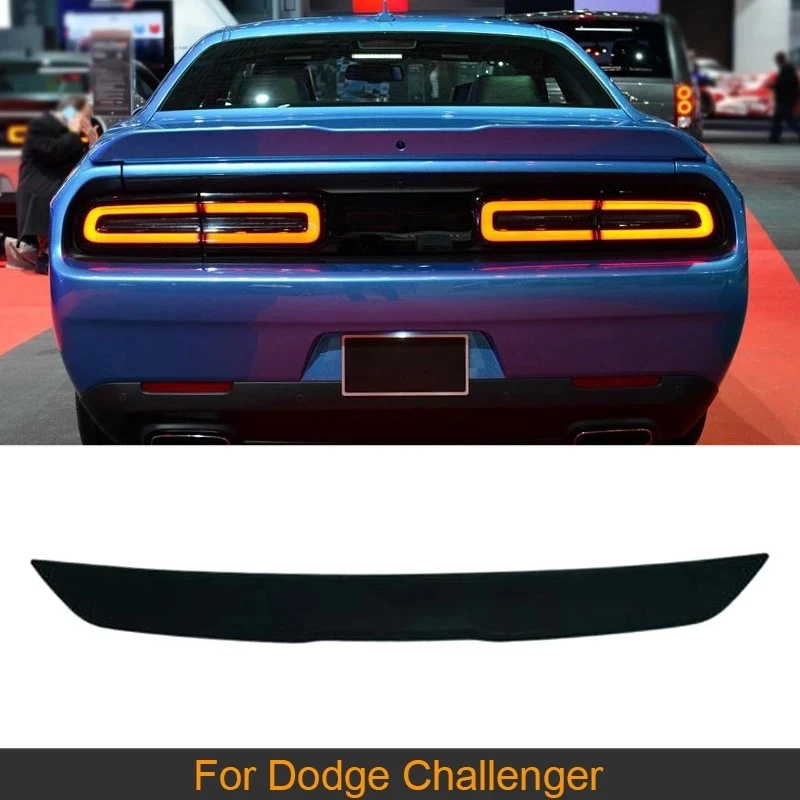 Rear Trunk Spoiler Boot Lip Wing For Dodge Challenger 2015 - 2018 Rear Trunk Spoiler ABS Matte Black Primer